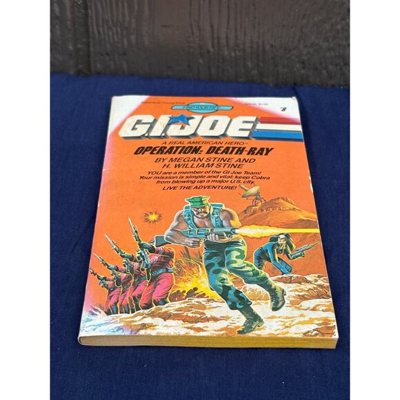 G.I. Joe Operation: Death-Ray Vintage Paperback Book Find Your Fate 1st Edition - Picture 2 of 10